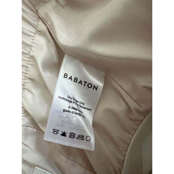 Aritzia Babaton Strapless White Flutter Capri Jumpsuit Romper Size 2 Bridal - Picture 7 of 9